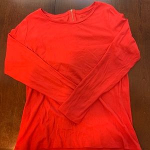 Orange/Red Ann Taylor Shirt